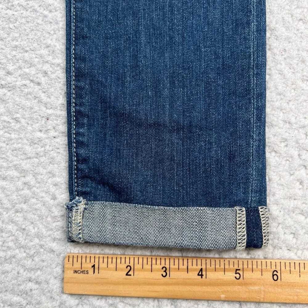 AG the Stilt Roll Up Jeans Womens‎ 26R Denim Blue Adriano Goldschmied Crop Ankle